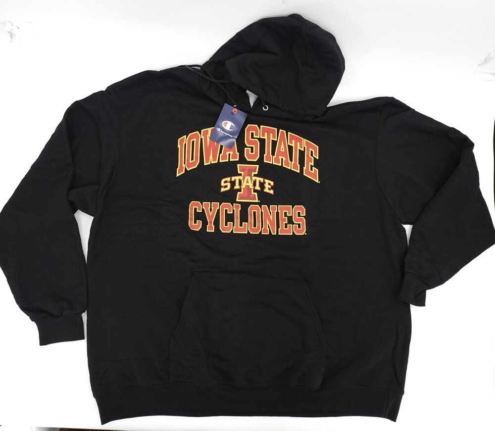 New Iowa State Cyclones Hoodie Mens 3XL Black NCAA Basketball Champion New